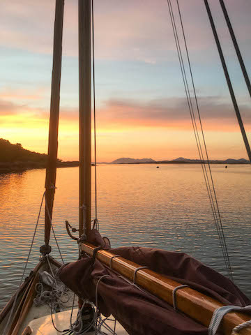 Anchored at Arisaig
